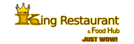 King restaurant & Food Hub website Logo